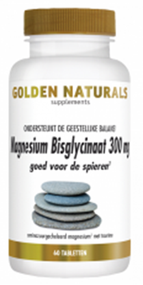 GOLDEN NATURALS MAGNESIUM BISGLYCINAAT 300 MG 60 CAPS
